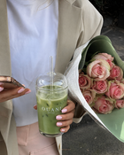 Gobelet isotherme Premium Matcha avec paille